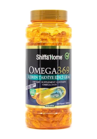 Aksu Vital Omega 3-6-9 Softjel 1000Mg X 200 Kapsül