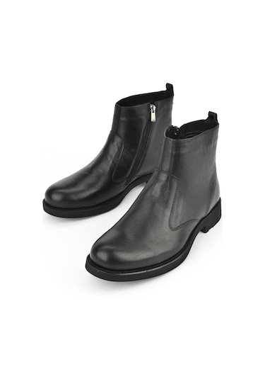 Ziya, Erkek Hakiki Deri Bot 15319z7113 Siyah 15319z7113 000 Siyah