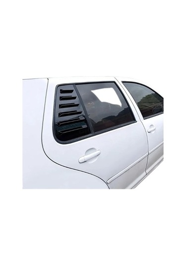 Volkswagen Golf 4 Kelebek Cam Kaplama Vizörü Parlak Siyah