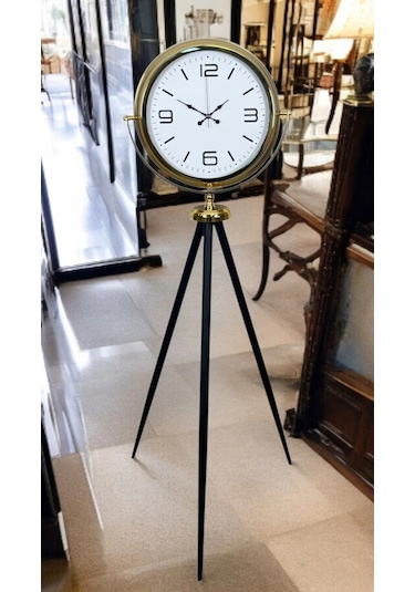 Elegance Gold Tripod Ayaklı Saat Çok Renkli