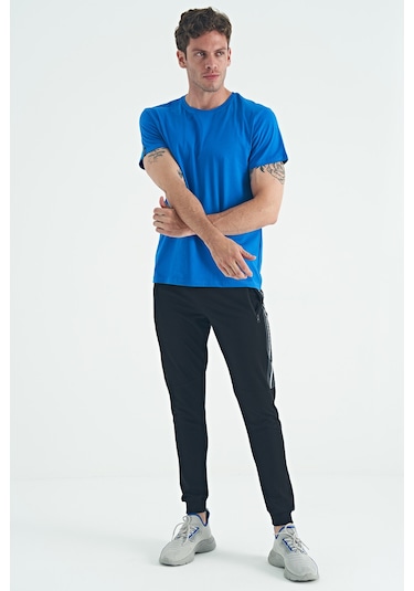 Air Jones Tommy Life Calvin Saks Basic Erkek T-shirt - 88245 Saks