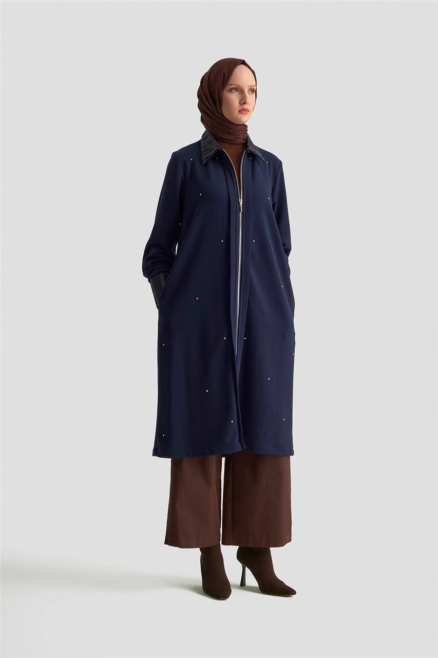 Armine Taşlı Örme Kap 25kd4030 İndigo İndigo