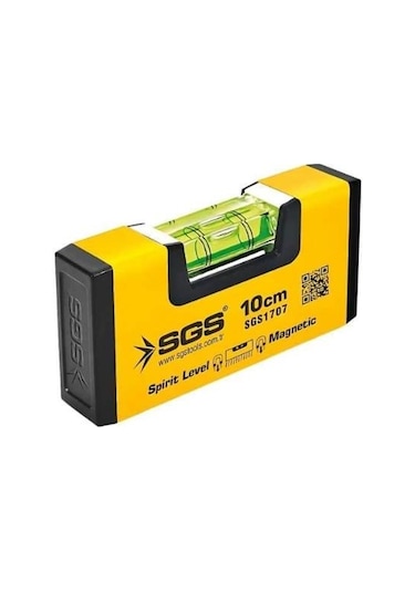 Sgs 1707 Alüminyum Mıknatıslı Su Terazisi 10 Cm