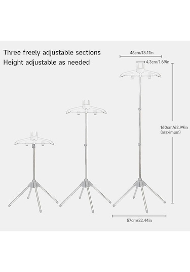 Buharlı Ütü Standı - Katlanabilir Teleskopik Çamaşır Buharlı Ütüsü, Çamaşır Buharlı Ütü Askısı, Çamaşır Buharlı Ütü Standı Diğer