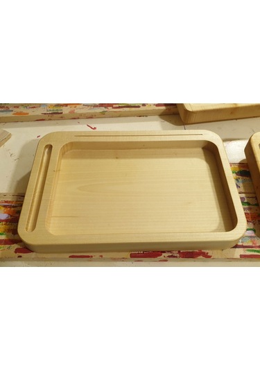 Kırtkırt Ahşap Montessori Kum Tepsisi