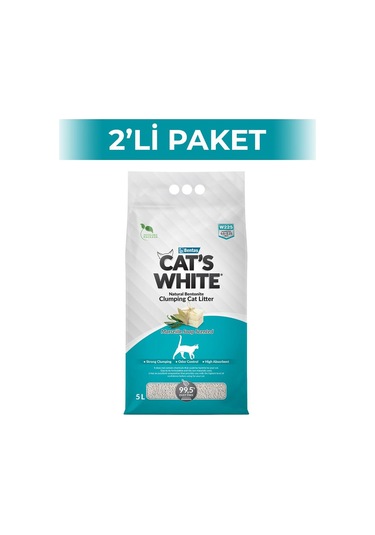 Cat's White Sabunlu Kedi Kumu 5 Lt 2 Adet