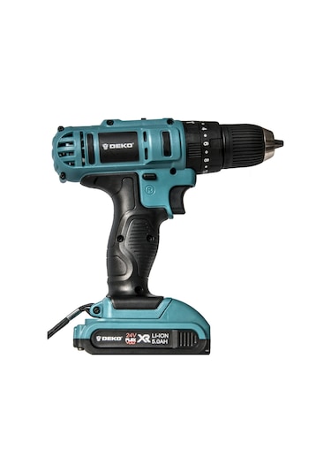 Deko Pro XR 24V 5 Ah Li-ion Çift Akülü Darbeli Vidalama Mavi