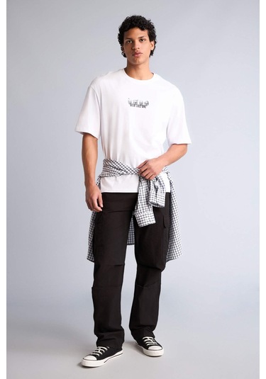 Defacto Baggy Kargo Cepli Pantolon G8147ax26smbk81 Siyah-bk81