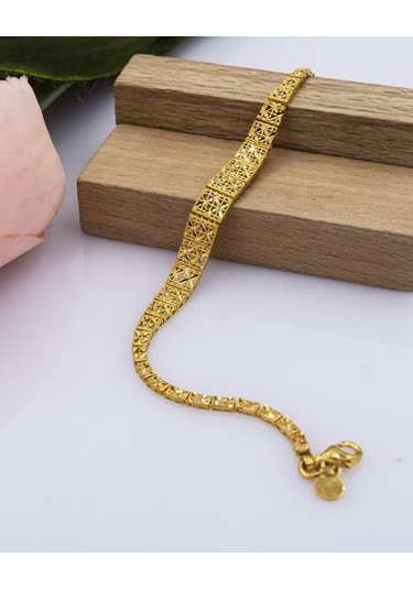 Latif Kuyumculuk 22 Ayar Altın Kalemli Tasarım Altın Bileklik B185951 Sarı Altın