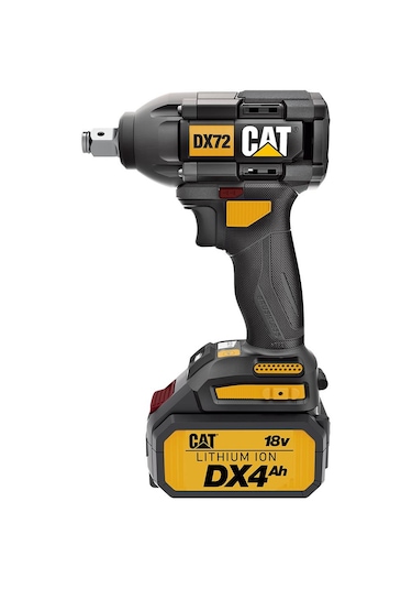 CAT DX72 Çift Akülü Şarjlı 350 NM Kömürsüz Profesyonel Somun Sıkma Makinesi