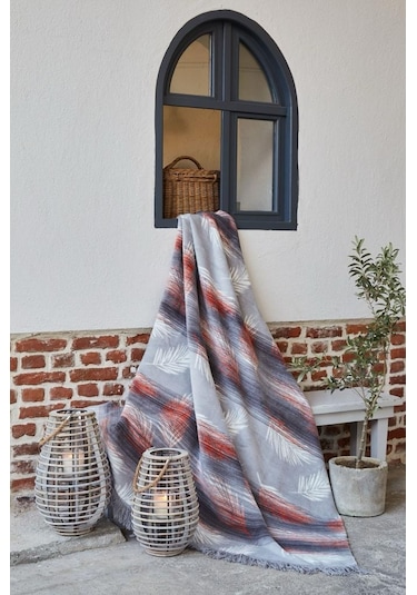 Lüks Peluş Battaniye Tek Kişilik 22113c 160x220 Cm