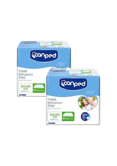 Canped 60 x 90 CM Yatak Koruyucu 30'lu x 2 60 Adet