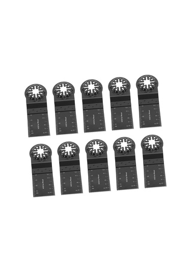 Yifomall 10'lu Çok Amaçlı Titreşimli Testere Bıçağı Seti - 34/40mm Kesme Derinliği, Starlock Uyumlu