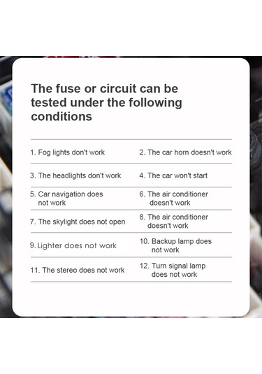 E23430 Habotest Araba Voltaj Dedektörü Otomotiv Devre Test
