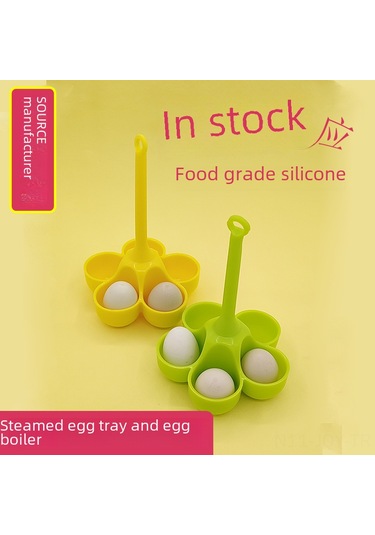 Youmex Yemek Grubu Silikon Yumurta Pişirici 5 Delikli Yüksek Sıcaklığa Dayanıklı Evcil Yemekler İçin Sarı Diğer