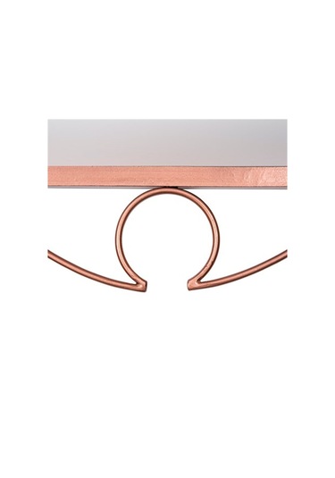 Vitale Ferforje Duvar Aynası Rose 60 Cm Ak.Fe0003 Pembe