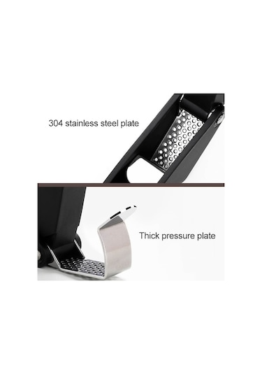 Primepickings Xiaomi Youpin Huohou Sarımsak Presi - Manuel Kıyma Makinesi, Pratik Sarımsak Doğrama Aleti Siyah