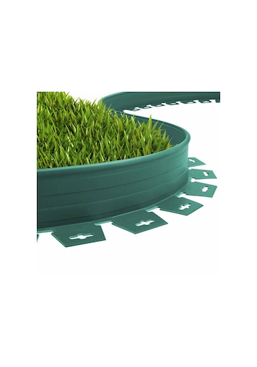 Çim Ayırıcı - Yeşil, Esnek, Dayanıklı Plastik