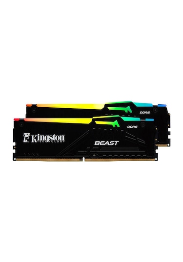 Kingston Beast RGB KF560C30BBEAK2-32TR 32 GB (2x16 GB) DDR5 6000 MHZ CL30 Siyah RAM