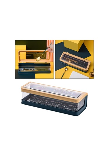 Suntek Baharat Kavanoz Yemek Çubukları Çubuk-kutusu-mavi