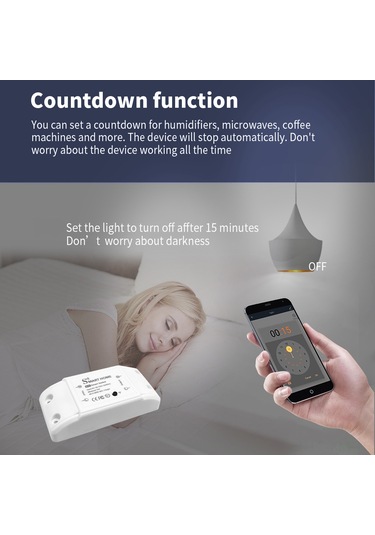 Ximistore9 10a Akıllı Wifi Bluetooth Kontrol Cihazı - Akıllı Ev Uygulaması İle Uzaktan Kontrol, 90-250v, Yangın Engelleme Abs Malzeme