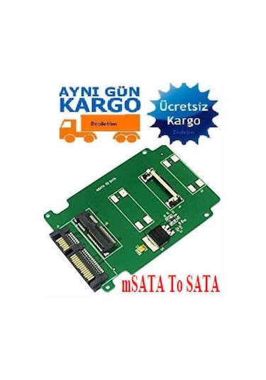 Msata (Mini Sata) Ssd To Sata 4226P Mini Pcı-E Express Adaptör Dö