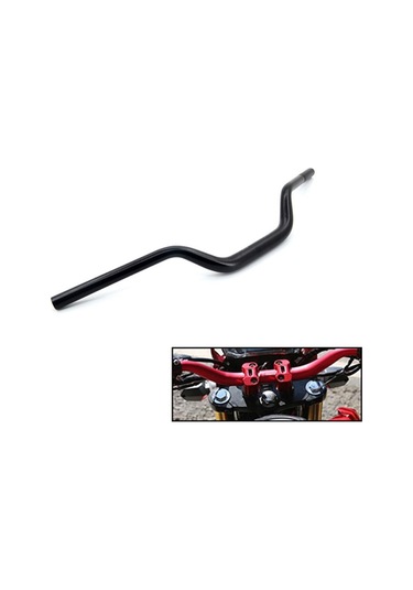 Suntek Evrensel 7/8" 22mm Motosiklet Gidon Çubuğu Orta Siyah