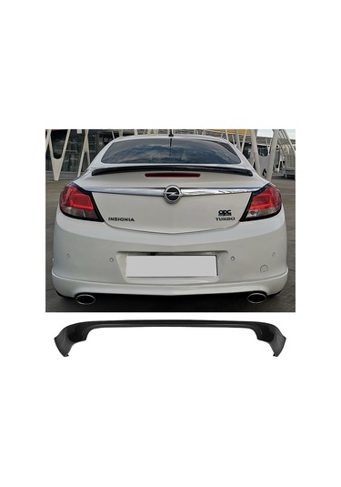 Opel İnsignia A Opc Line Arka Ek Difüzör Siyah Plastik 2008-2013 Arka-difizör-bodykit-ek-karlık