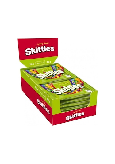 Skittles Crazy Sours 14 x 38 G