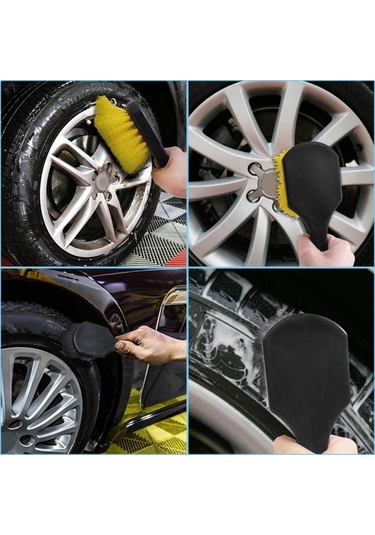 Sarı Jant Temizleme Fırçası