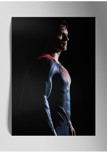 Metal Baskı Parlak Marvel Duvar Tablosu - Süpermen, Film Posterleri