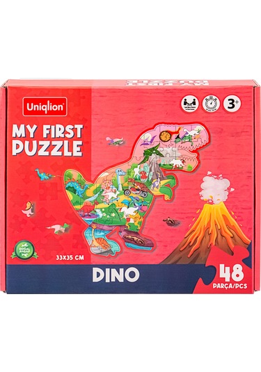 Ahşap Puzzle Dinazor