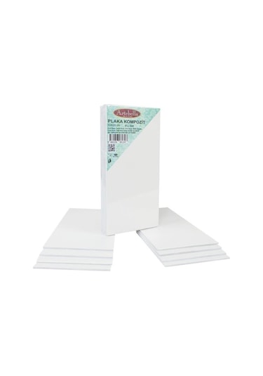 Kpt8S10X20 Artebella (Preslenmiş) Kompozit Plaka 10X20 Cm 8'Li Se