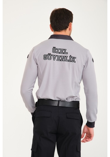 Çebi Yeni Kamu Özel Güvenlik Kışlık Sweatshirt Füme-gri