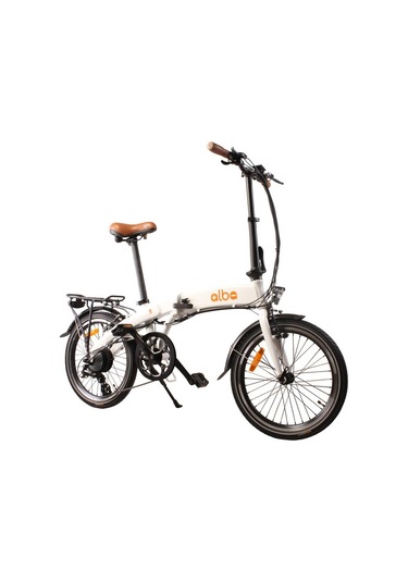 Alba Fold 2 36v 7.8ah 20 Jant Katlanır Elektrikli Bisiklet Beyaz Nfc 2025 El Gazlı Beyaz