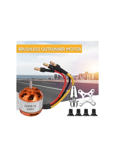 Youmex Model D2826-15 930kv Bakır Rengi Sabit Kanat Uçak/model Uçak Brushless Motor