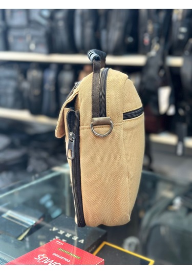 Trg Polo Taba Erkek El Keten Çanta Açık Taba