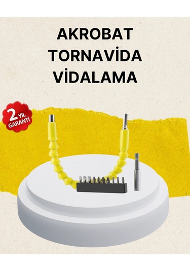 Akrobat Vidalama Uç Seti 12 Parça Profesyonel Dar Alan Kullanım