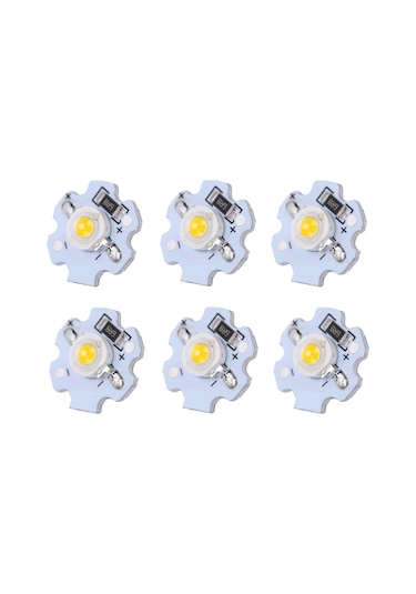 Springsun 25 Adet 5v 1w Islak Beyaz Led Işık İçi, Aluminyum Tabanlı, Parlak, Uzun Ömürlü, El Feneri/spot Için Dıy Uyumlu Axd-1w-5v Beyaz