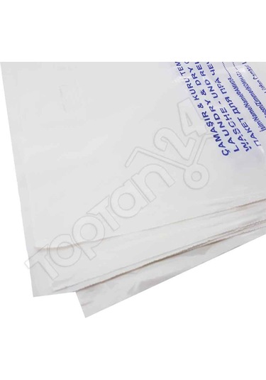 Otel Tipi Kirli Çamaşır Poşeti Laundry Bag K-146 1000 Adet Beyaz