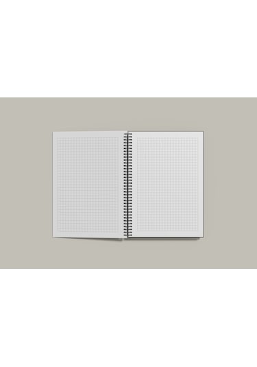 Notebook for Developers - Eat Sleep Code Repeat - Siyah - Kısmi Lak'lı Sert Mukavva Kapak - 100 Yaprak - Kareli - Spiralli Defter