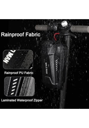 Aitong Wild Man Es8x Elektrikli Scooter İçin Ön Gidon Asma Çantası 4l 001 Altın