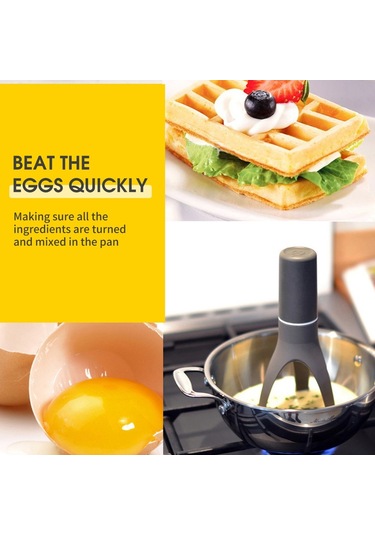 Soulader Taşınabilir El Tipi Çırpıcı Mikser 3 Kademeli Hız Ayarlı Mutfak Karıştırıcı Gri