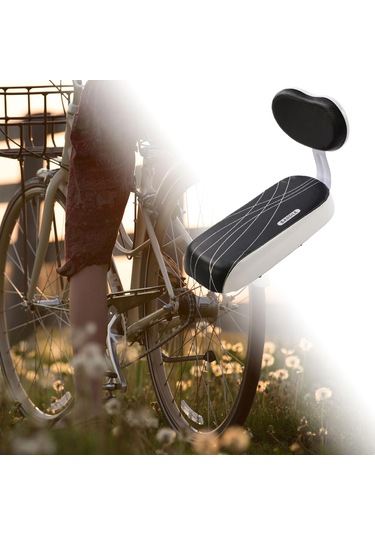 Suntek Bisiklet Arka Koltuk Minderi Sırtlıklı Çocuk Siyah Siyah