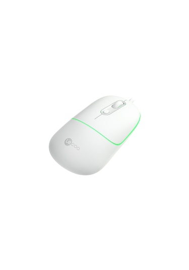 Lecoo MS110 USB Kablolu RGB 2400DPI 4 Tuşlu Sessiz Click Optik Mouse