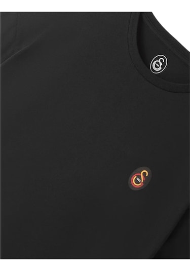 Gsstore Galatasaray Çocuk Siyah T-shirt Sarıkırmızı