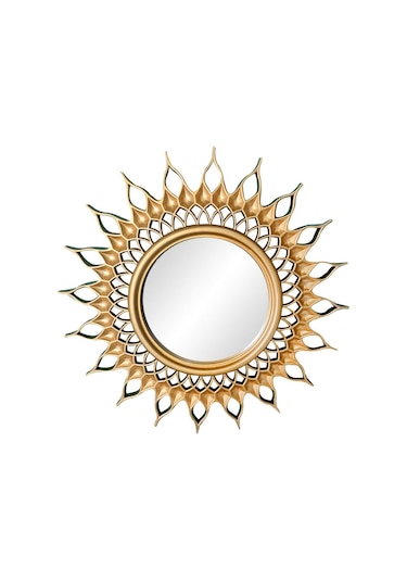 Suntek Magideal İskandinav Duvar Aynası Altın Çerçeve Koridor C