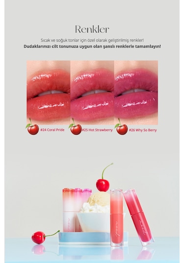 Peripera Ink Mood Glowy Tint 25 Hot Strawberry Soda Cafe
