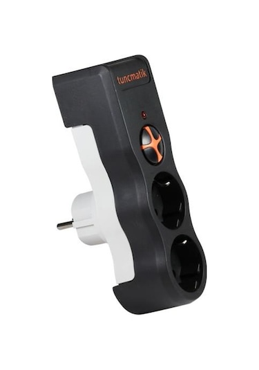 Tunçmatik Powersurge TSK5081 525J Akım Korumalı Priz 2'li Siyah