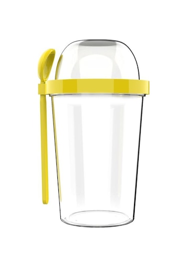 Zweikell Capsule Atıştırmalık Kabı Sarı 450 ML + 100 ML Sarı